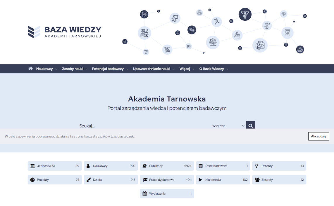 Omega-PSIR implementation homepage for Akademia Tarnowska