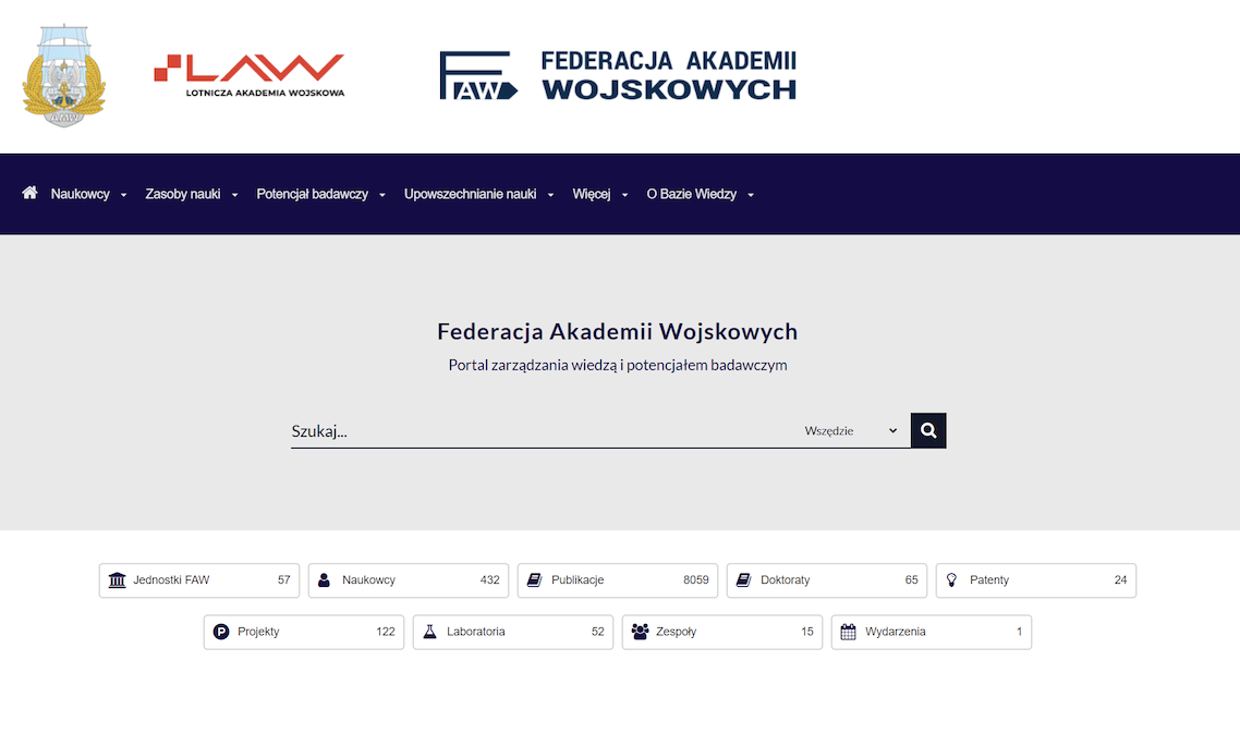 Omega-PSIR implementation homepage for Federacja Akademii Wojskowych