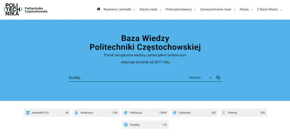 Omega-PSIR implementation homepage for Politechnika Częstochowska