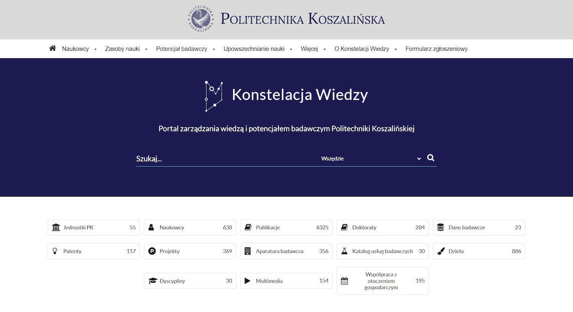 Omega-PSIR implementation homepage for Politechnika Krakowska im. Tadeusza Kościuszki