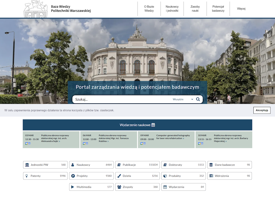 Omega-PSIR implementation homepage for Politechnika Warszawska