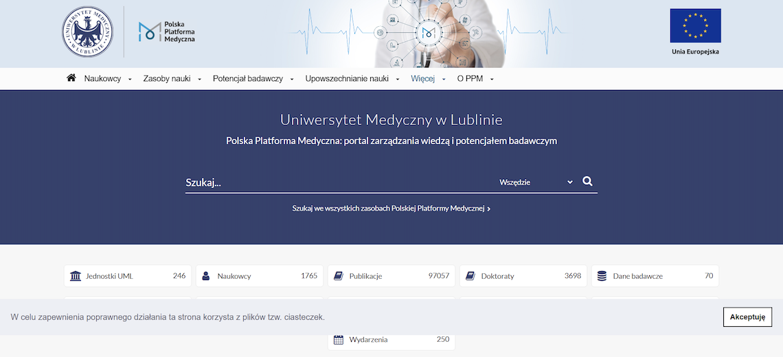 Omega-PSIR implementation homepage for Uniwersytet Medyczny w Lublinie