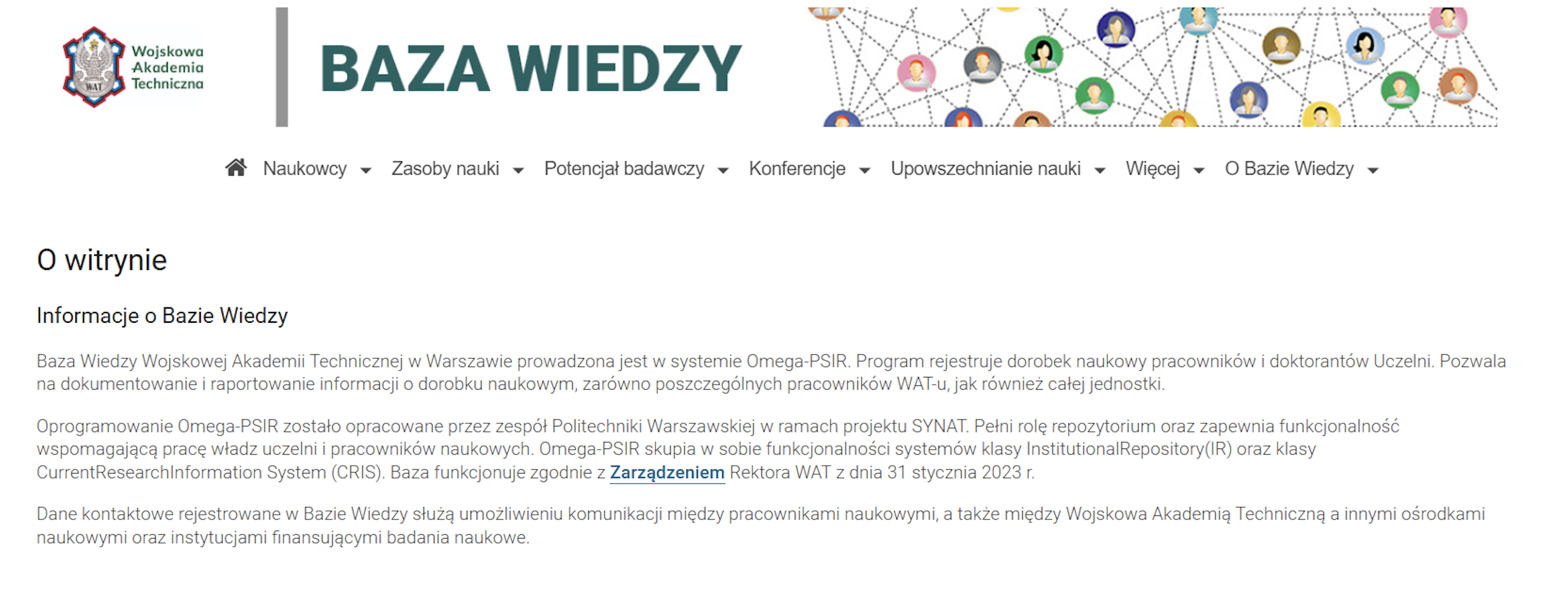 Omega-PSIR implementation homepage for Wojskowa Akademia Techniczna